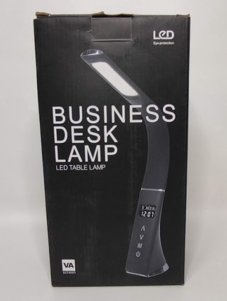 Настольная лампа  Business Desk Lamp с дисплеем (Черная)