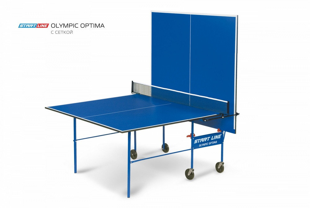 Теннисный стол START LINE OLYMPIC Optima с сеткой Blue - фото 4 - id-p59160695