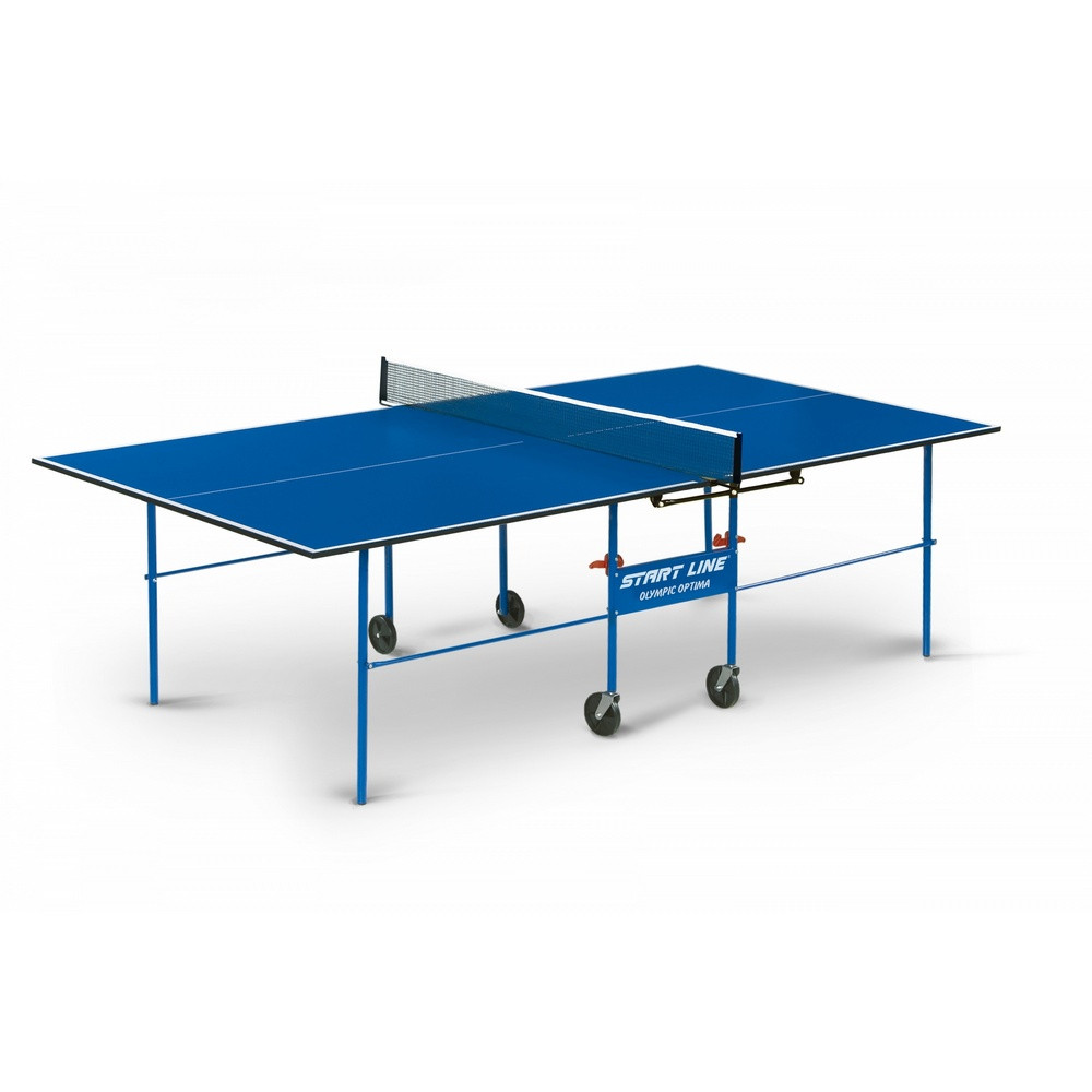 Теннисный стол START LINE OLYMPIC Optima с сеткой Blue - фото 1 - id-p59160695