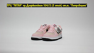 Кроссовки Nike Air Force 1'07 Pink White Black Low