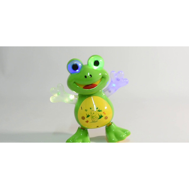 Музыкальная игрушка Танцующий лягушонок со светом YJ-3008 - фото 3 - id-p152078707