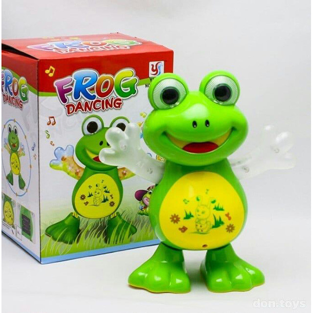 Музыкальная игрушка Танцующий лягушонок со светом YJ-3008 - фото 1 - id-p152078707