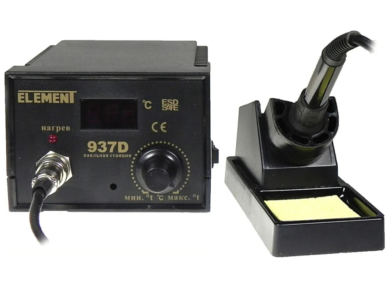 Паяльная станция Element 937D цифровой паяльник с регулировкой температуры - фото 1 - id-p92532212