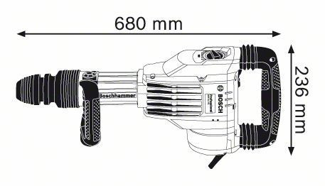 Отбойный молоток с патроном SDS-max GSH 11 VC Professional - фото 2 - id-p13540143
