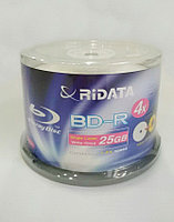 Диски BD-R (BLU-RAY) однослойный 25 GB Ridata