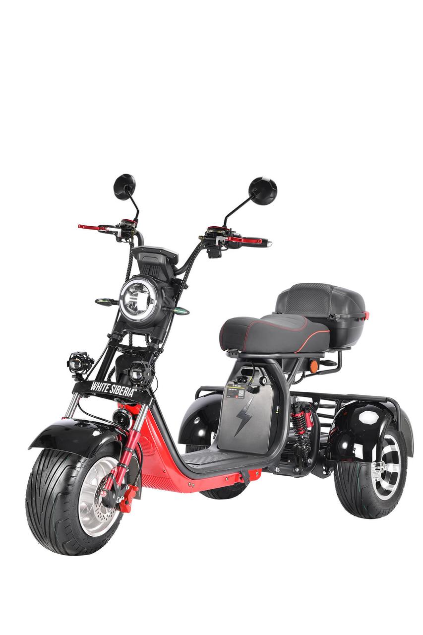 Электроскутер White Siberia PRO TRIKE