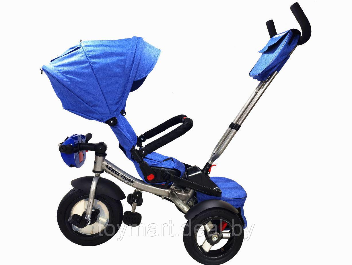 Lexus Trike Baby Comfort синий - детский трехколесный велосипед с ручкой - фото 3 - id-p152097045