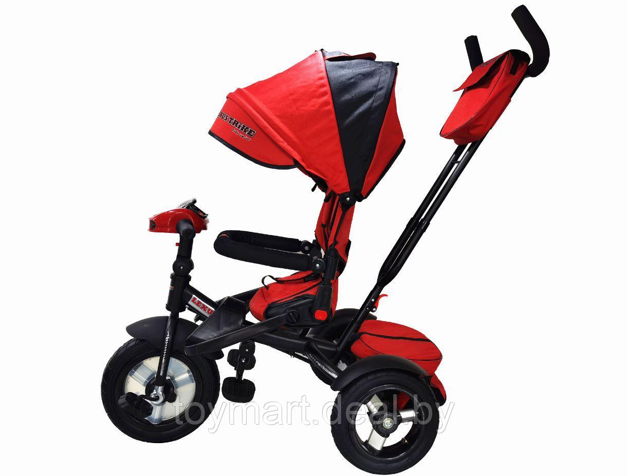 Lexus Trike Baby Comfort красный - детский трехколесный велосипед с ручкой - фото 2 - id-p152097046