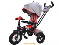 Lexus Trike Baby Comfort серый - детский трехколесный велосипед с ручкой