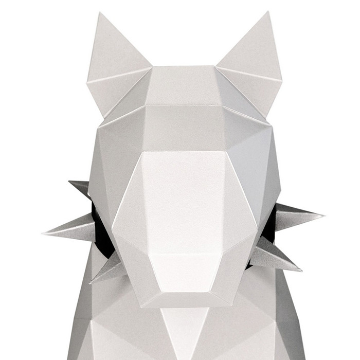 Бультерьер Валера. 3D конструктор - оригами из картона - фото 6 - id-p152097193