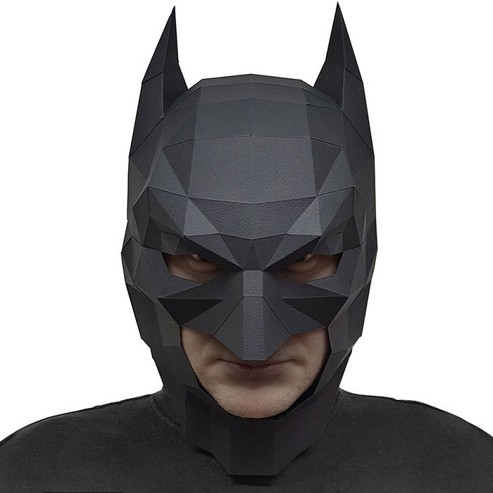 Маска Бэтмен. 3D конструктор - оригами из картона - фото 1 - id-p152097195