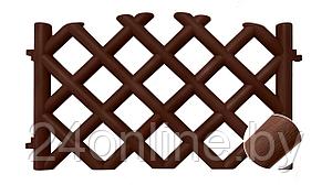 Забор декоративный   "BAROKKO" шоколад