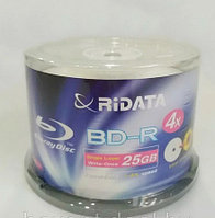 Диски BD-R (BLU-RAY) однослойный 25 GB Ridata