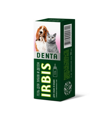 Гель для зубов и десен для кошек и собак 30 мл ИРБИС ДЕНТА (001711)