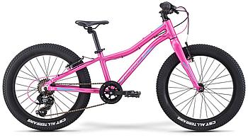 Велосипед детский Merida Matts J.20+ Eco шелковый розовый/пурпурный/голубой