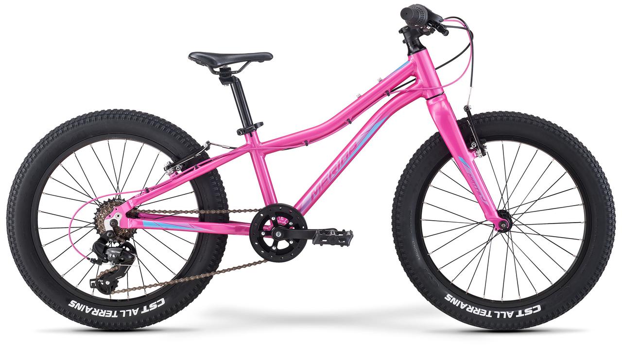Велосипед детский Merida Matts J.20+ Eco шелковый розовый/пурпурный/голубой - фото 1 - id-p152134309
