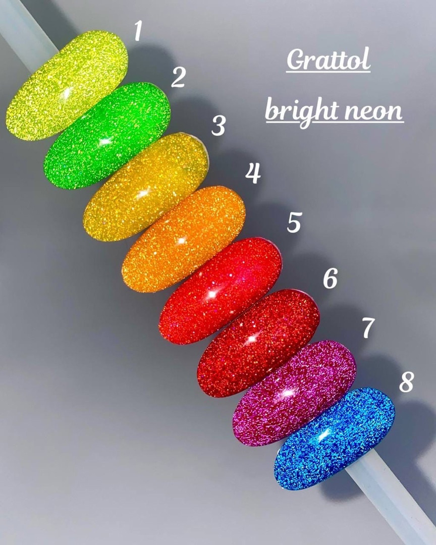 Grattol bright neon (светоотражающие неоны) - фото 1 - id-p152145501