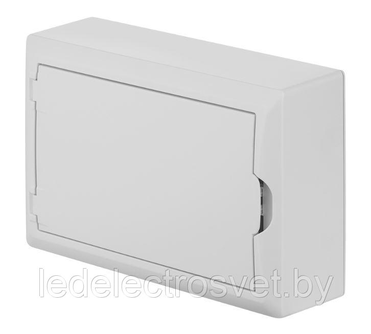 Щит навесной ECO BOX 1x12M, N/PE 2x 6x16+3x10mm2, белая пласт. дверь, белый RAL9003, 198x298x96mm, IP40 - фото 3 - id-p152146412