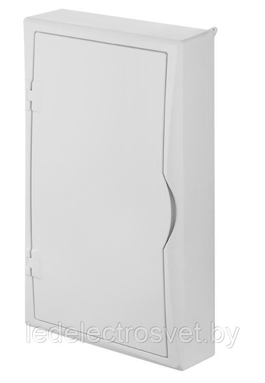 Щит навесной ECO BOX 3x12M, N/PE 4x 6x16+3x10mm2, белая пласт. дверь, белый RAL9003, 560x354x107mm, IP40 - фото 1 - id-p152146418