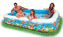 Бассейн надувной Intex "Тропические рифы", размер 310х178х51 см, арт. 58485