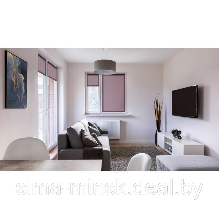 Рулонная штора «Лаванда», 90х160 см, цвет фиолетовый - фото 4 - id-p152151236