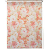 Рулонная штора «Пионы», 90 х 175 см, цвет розовый