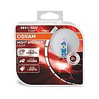 Автомобильные лампы H11 Osram Night Breaker Laser +150% (комплект 2шт) 64211NL-HCB