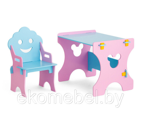 Детский комплект "Столик + стульчик" №2 - фото 2 - id-p152217756