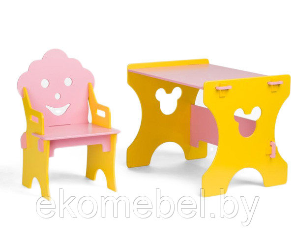 Детский комплект "Столик + стульчик" №2 - фото 4 - id-p152217756