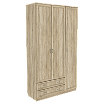 Шкаф для белья 3-х дверный арт. 114 система Гарун (6 вариантов цвета), фото 2