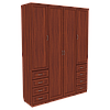 Шкаф для белья со штангой, полками и ящиками арт. 112 система Гарун (6 вариантов цвета), фото 3