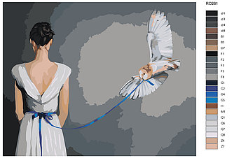 Картина по номерам, 40 x 50, RO261