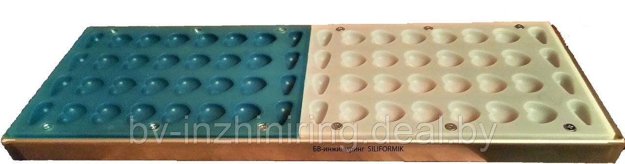 Форма силиконовая с каркасом из нержавеющей стали для желейных конфет, помады, карамели Bohnke Luckau
