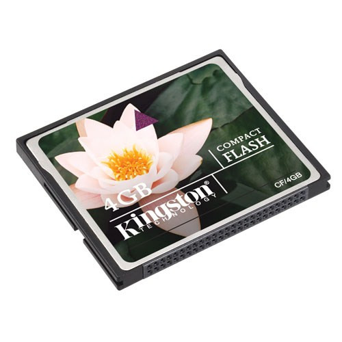 Карта памяти Compact Flash Kingston 4Gb - фото 1 - id-p13594808