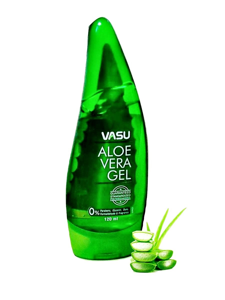 Алоэ Вера Гель, Vasu Aloe Vera Gel 98,3%, 120мл