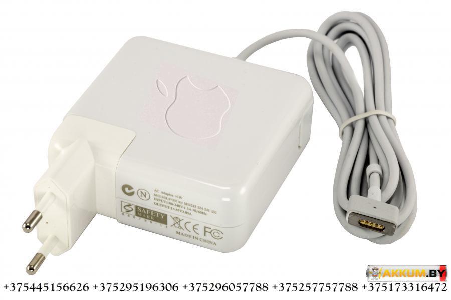 Оригинальное зарядное устройство Apple 14.85 3.05A 45w MagSafe 2 - фото 1 - id-p66416671