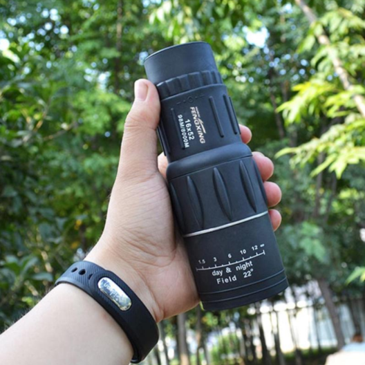 Монокуляр (монокль) Bushnell 16x52, 16 кратный зум, 8000 м, двойной фокус