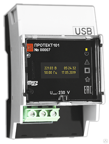 ПРОТЕКТ 101 Прибор контроля качества электроэнергии однофазный, Электроприбор - фото 1 - id-p152238321
