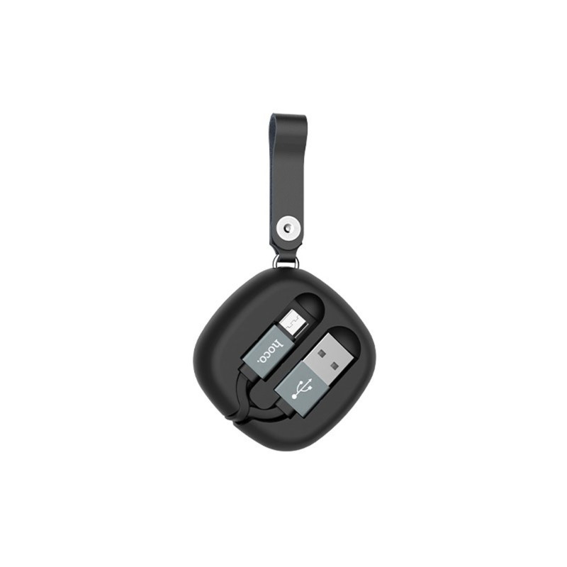 USB дата-кабель HOCO U33 Retractable Lightning charging 0.9m - фото 3 - id-p152261449