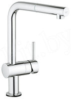 Сенсорный смеситель для кухонной мойки с выдвижным изливом Grohe Minta Touch 31360001