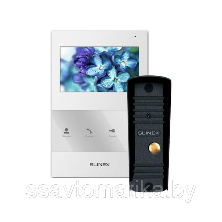 Комплект вызывная панель+видеодомофон Slinex ML-16HD+SQ-04