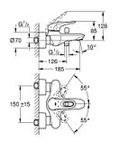 Смеситель для ванны Grohe Eurostyle 33591LS3, фото 2