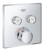 Термостатический смеситель скрытого монтажа для ванны Grohe Grohtherm SmartControl 29124000