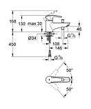 Смеситель для ванны Grohe Eurostyle 33614001, фото 3