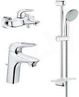 Набор смесителей с душевым гарнитуром Grohe Eurostyle 124416