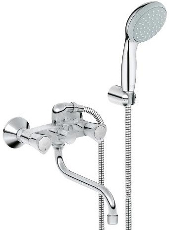 Универсальный смеситель с душевым гарнитуром Grohe Costa S 26792001