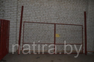 Распашные ворота из сетки Рабицы 3*1,5м - фото 3 - id-p1904272