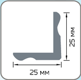 Угол вспененный 25*25*2700мм Рустик, фото 2