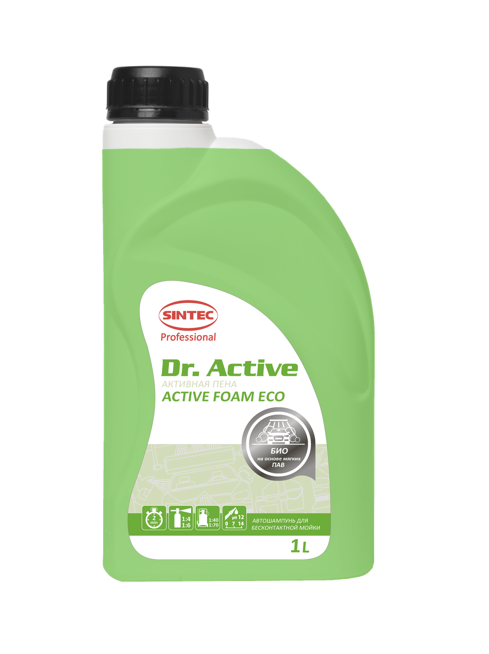 Активная пена, для бесконтактной мойки, Sintec Dr. Active «Active Foam Eco» 1 л