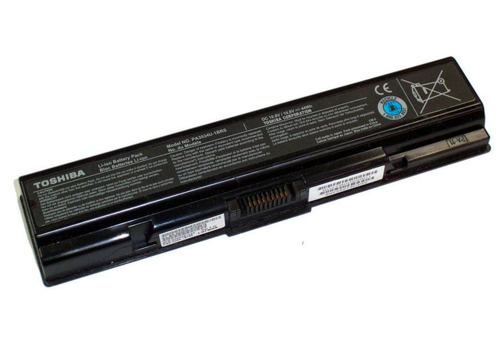Оригинальная аккумуляторная батарея PA3534U-1BRS для ноутбука Toshiba Satellite A200, A300, L300, A500